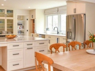 Completed Kitchen. Large, Open Space with Floors patched and refinished. Completed Kitchen. Large, Open Space with Floors patched and refinished.