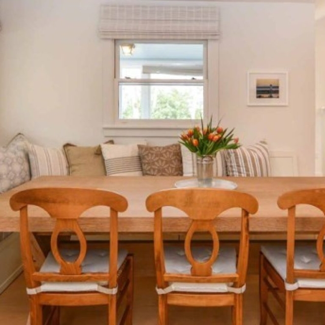 Dining Area exactly where Galley Kitchen was before renovation.